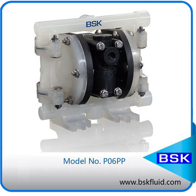 Low Pressure Plastic Air Driven Double Diaphragm Pump For Strong Acid Strong Alkali Liquids